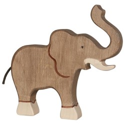 Слон с вдигнат хобот HOLZTIGER