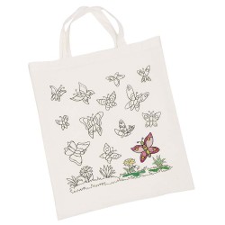 Памучна торба за оцветяване пеперуди     